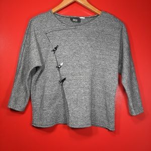 Fritzi fold over Hook front Blouse